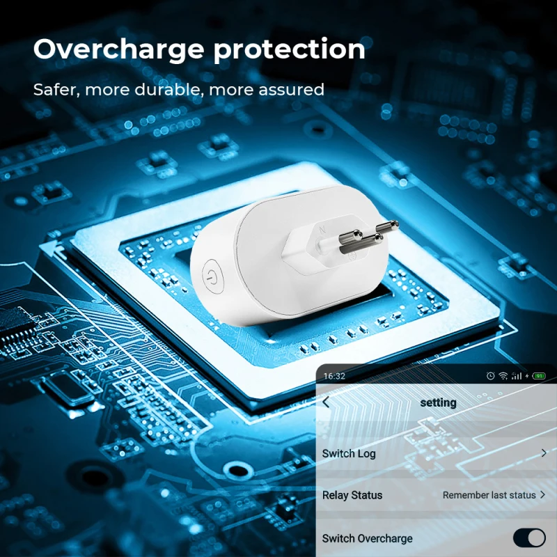 Smart Wifi Plug 16A EU UK Adapter Wireless Remote Voice Control Power Supply Energy Monitor Socket Timer For Alexa Google | Электроника