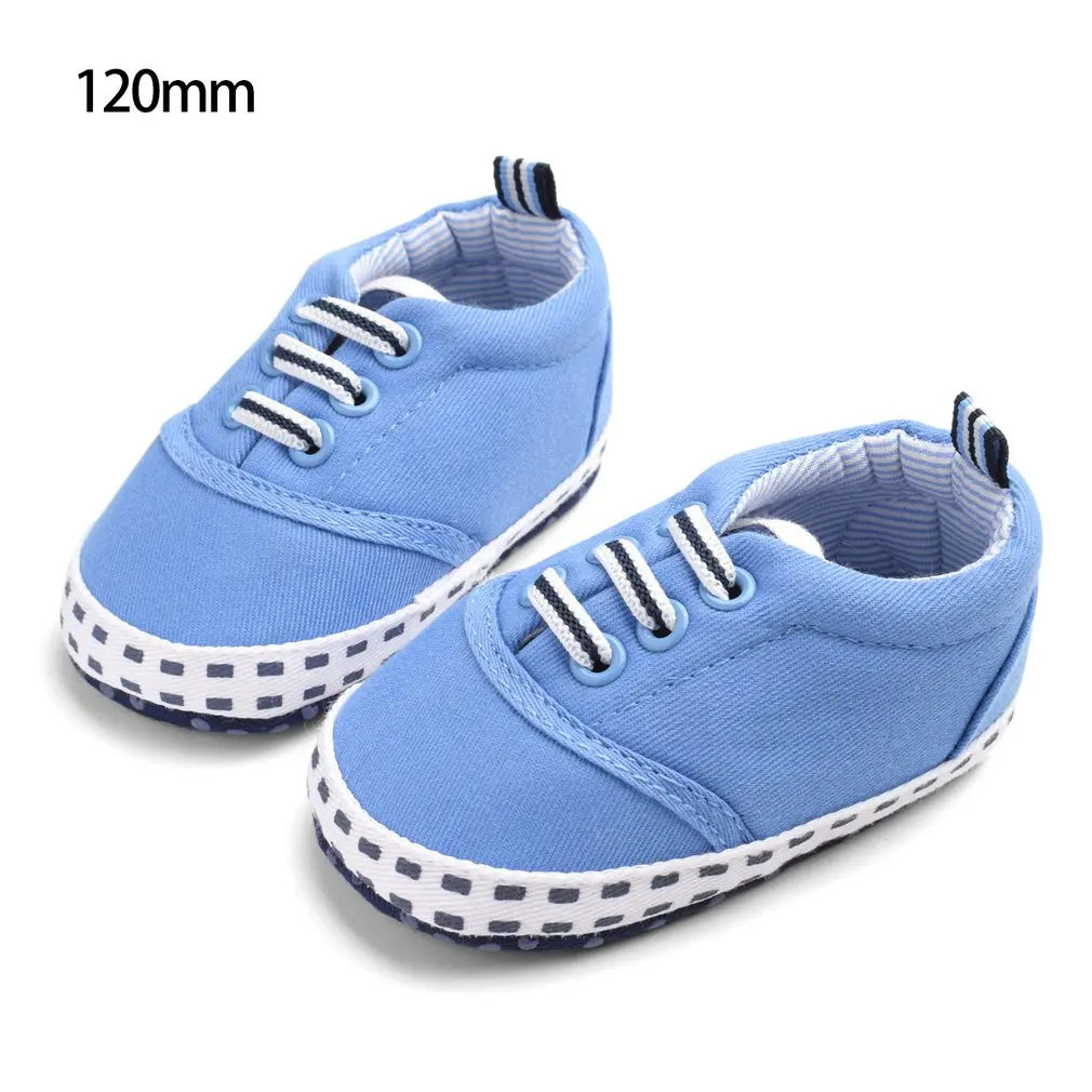 

OUTAD Baby Canvas Shoes Soft Bottom Leisure Sneakers Newborn Boys Girls Shoes Infant Toddler Soft Sole Anti-slip Baby Shoes