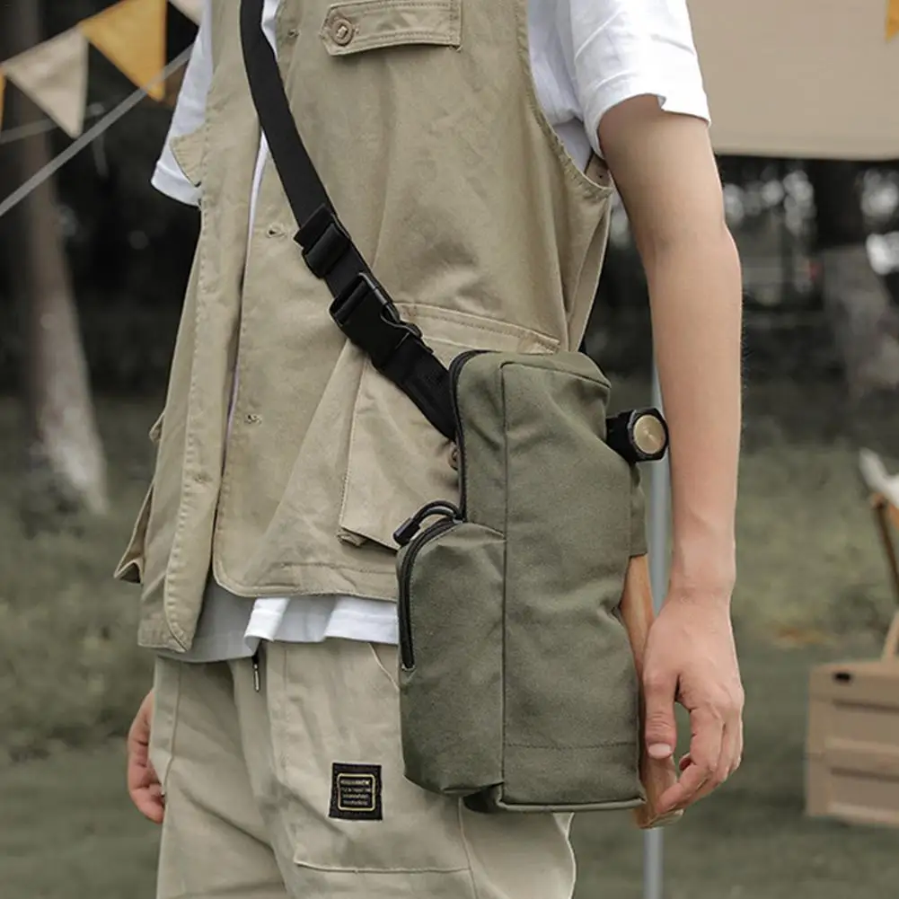 

Tent Peg Bag Camping Tools Storage Bag Portable Tent Stake Bag Canvas Ground Nail Hammer Stake Pegs Organizer Camping Accessorie