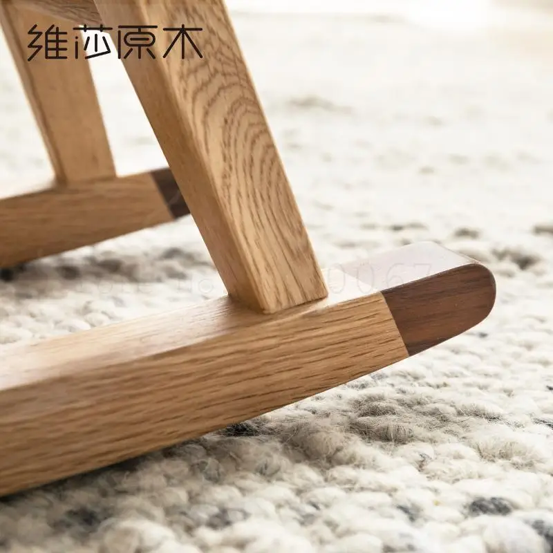 Японский детский полностью натуральный деревянный троянский табурет