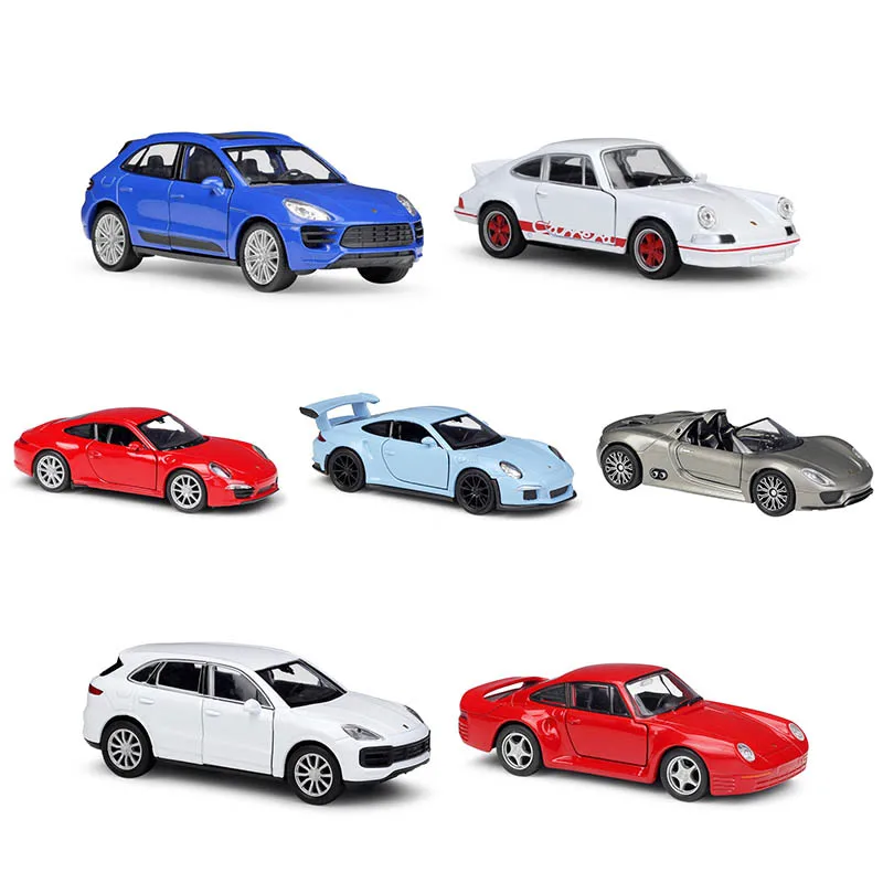 

Модель автомобиля из сплава WELLY 1:36, модель автомобиля Porsche 911 GT3 RS Carrera S 918, Cayenne 959, macan