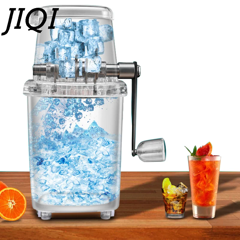 JIQI ледодробилка ручная бритва Ледогенератор Слюнявчики инструмент для