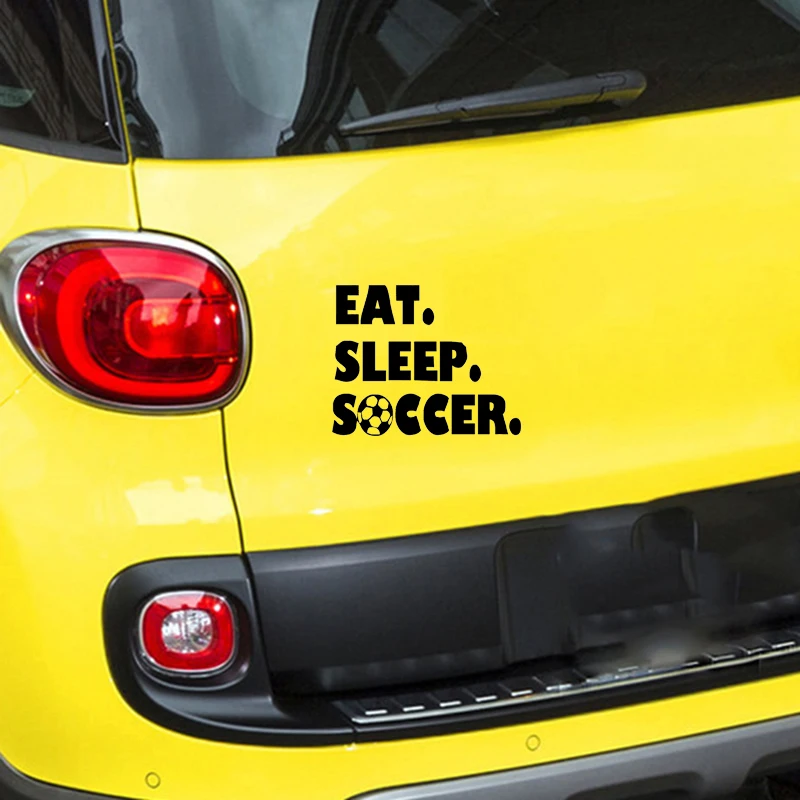Автомобильные чехлы Eat Sleep Soccer автомобильная наклейка футбольное окно задняя