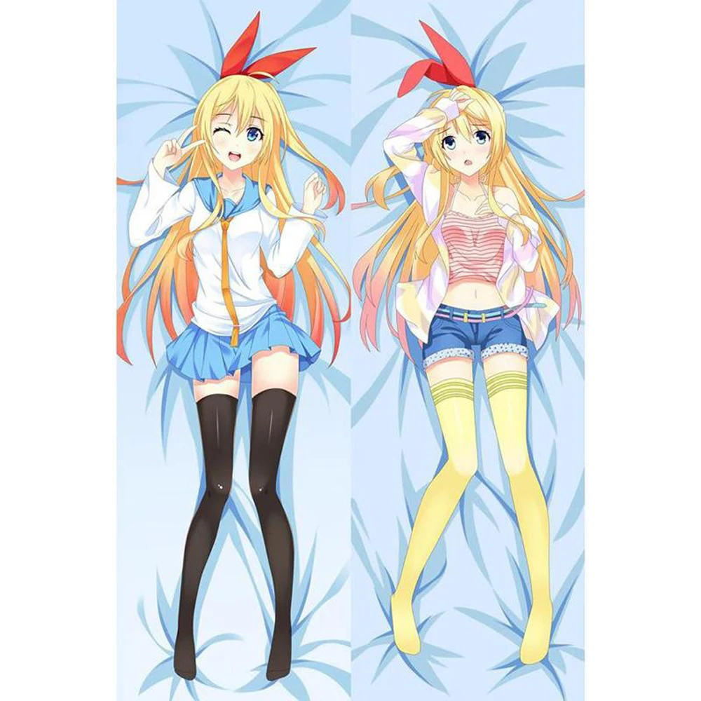 Японский косплей аниме читогэ кирисаки (нисэкои) Seifuku Throw Otaku Dakimakura подарки