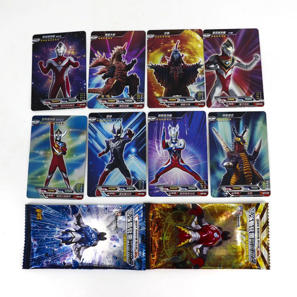 Горячая Altman высокое качество Ultraman сияющая карта 8 120 240 флэш-карты Kaiju коллекция