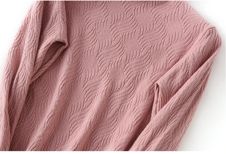 Autumn and winter new pile of high collar dark knit pullover women ALKMENE sexy fashion slim bottoming sweater women