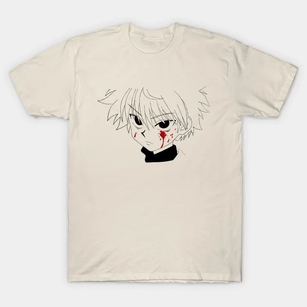 Мужская футболка Killua Zoldyck HunterXHunter (2) женская | одежда