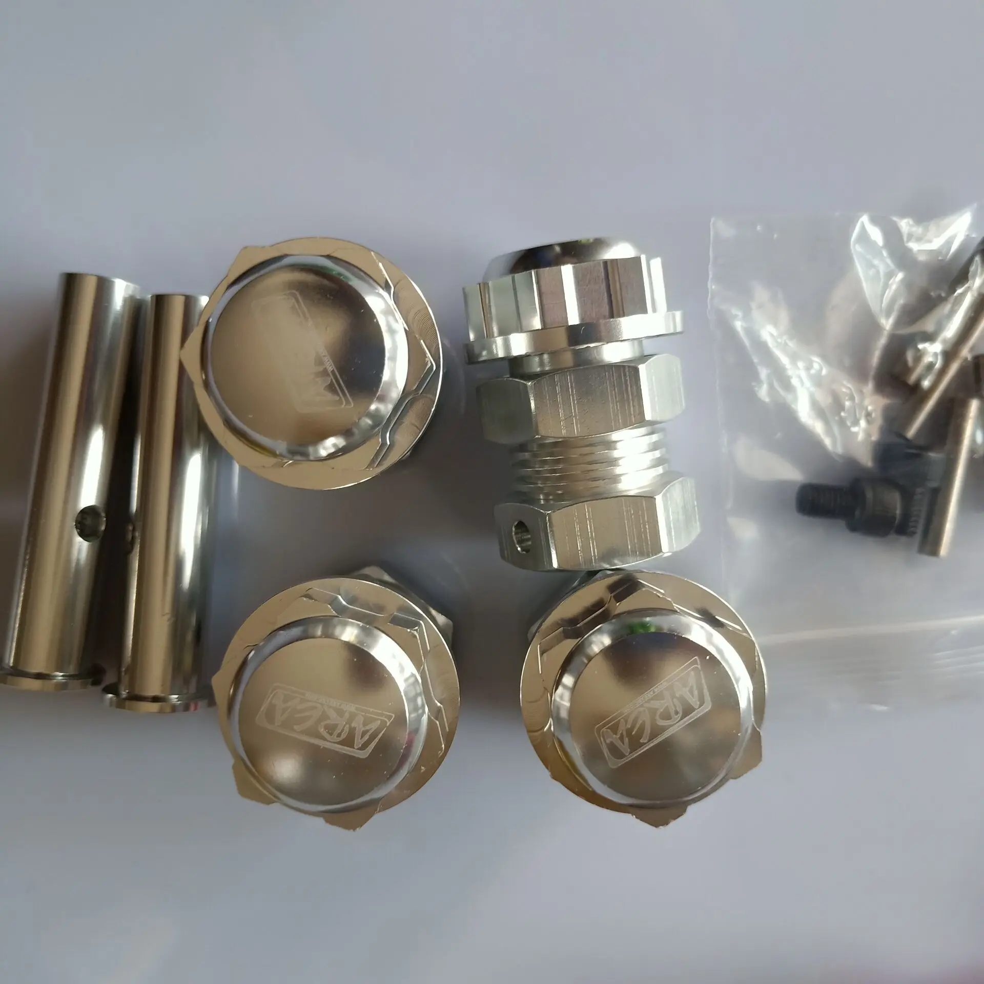 Area rc wheel nut + axle extender for HPI baja 5b 5t 5sc KM Rovan 1/5 car | Игрушки и хобби