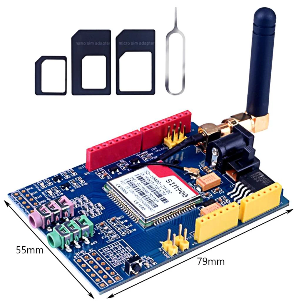 C71 10 шт. SIM900 GPRS/GSM Защитная макетная плата четырехдиапазонный модуль | Электронные