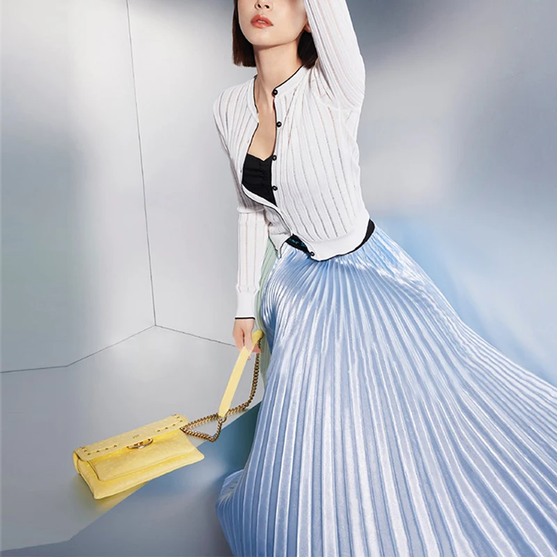 Высокое качество новая мода 2019 дизайнерский подиумный костюм женский вязаный