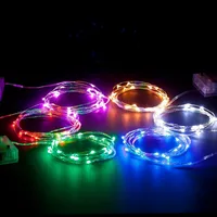 50pcs Multi-Color DC4.5V 20leds 2m Copper Wire LED String light battery powered for christamas holiday,party,wedding decoration