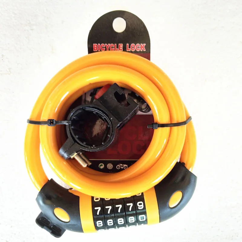 Велосипедный замок с 5-значным кодом 1200 мм x 12 | Спорт и развлечения