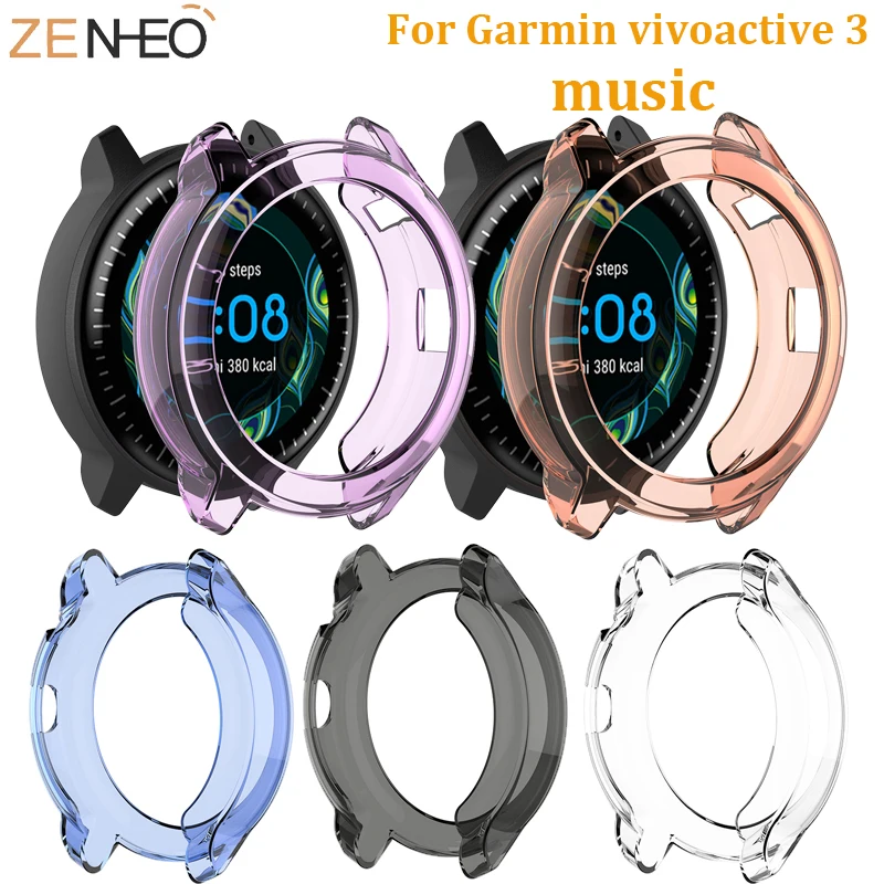 

Защитный чехол из ТПУ для музыкальных смарт-часов Garmin vivoactive 3