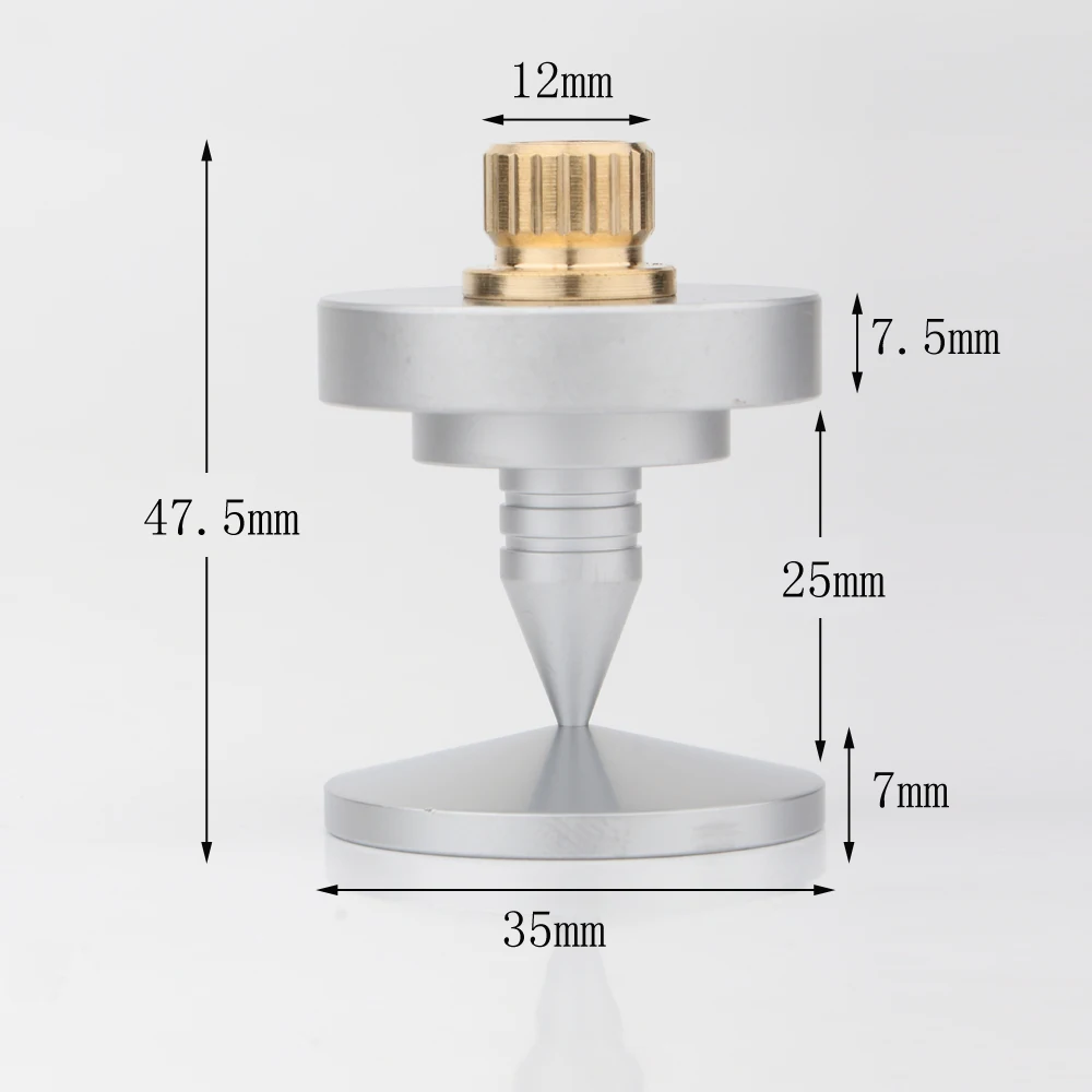 4PCS Speaker Spike Isolation Feet Brass Cone Turntable Amplifier Hi Fi |