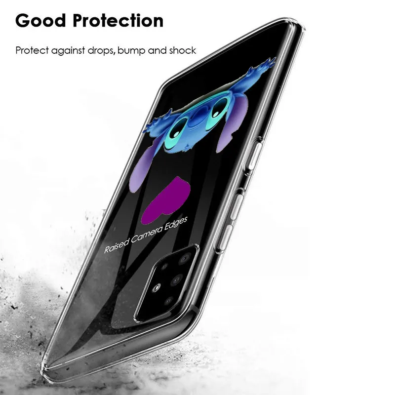 Cartoon Lilo Stitch Disney For Samsung Galaxy A01 A11 A12 A22 A21S A31 A41 A42 A51 A71 A32 A52 A72 A02S Silicone Phone Case