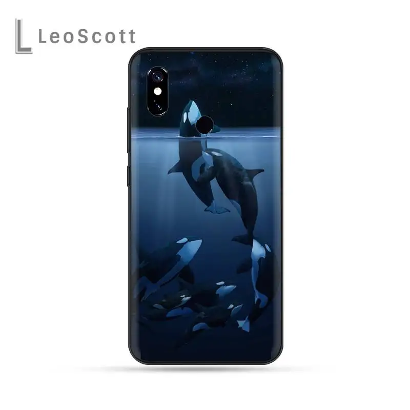 

Killer Whale Orca Phone Case For Xiaomi Redmi 4x 5 plus 6A 7 7A 8 mi8 8lite 9 note 4 5 7 8 pro