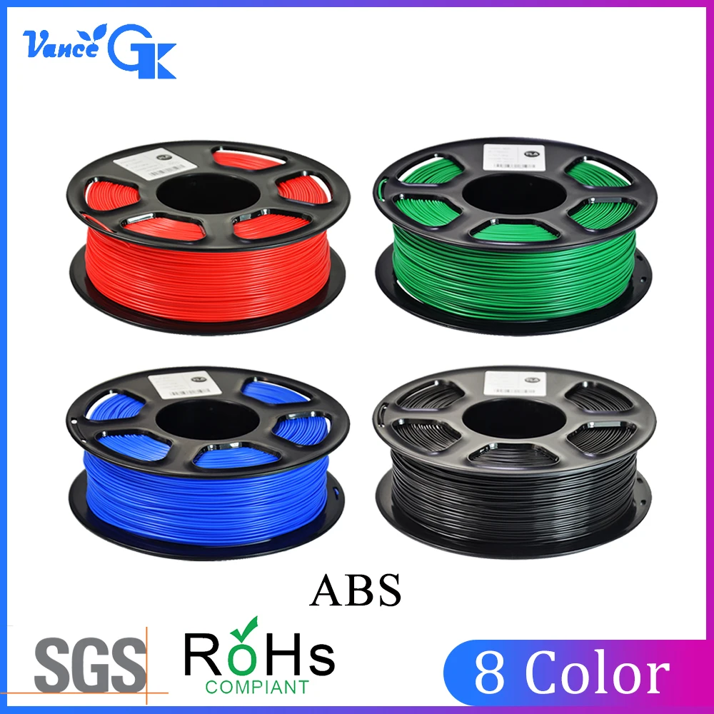 1 кг 2.2LB 75 мм ABS 3D Принтер Нити для принтера рисунок печать Ручка MakerBot RepRap Home DIY