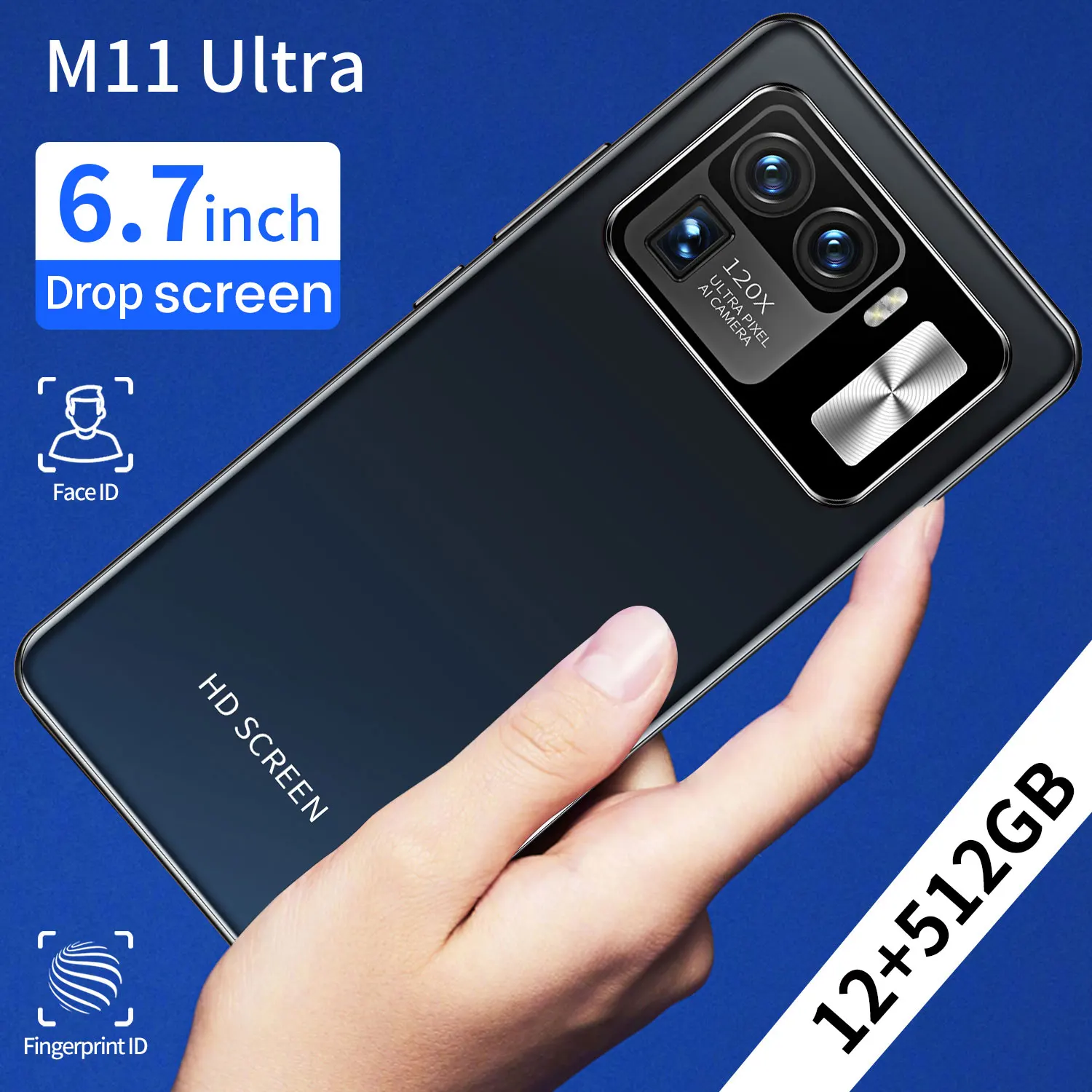 

Inteligente mi 11 Ultra, versión Global, 6.7 Inch, 6800mAh, 12G + 512G, Android, identificación facial, compatible con Google 4