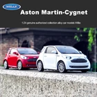 Модель автомобиля Welly из сплава Aston Martin-Cygnet 1:24, Литые и игрушечные автомобили, коллекционные подарки, игрушка для транспортировки без дистанционного управления