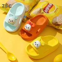 childrens slippers for boys girls cute non slip indoor family cartoon baby shoes with soft soles thick kids sandals slides 2022