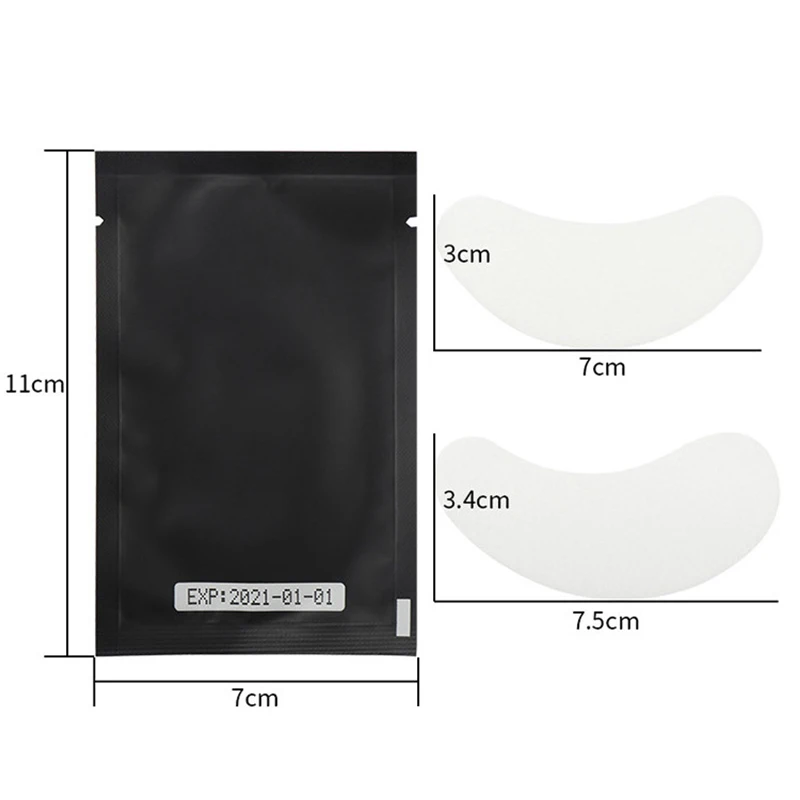 50 пар гелевых подушечек для глаз раньше наращивания ресниц Накладные наклейки