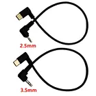 Кабель с разъемом USB типа C Male на обоих концах для подключения внешних устройств к автомагнитоле до 3,5 мм угловой штыревой соединитель Акустический кабель для наушников гарнитура шнур для подключения внешних устройств для Xiaomi Huawei Samsung