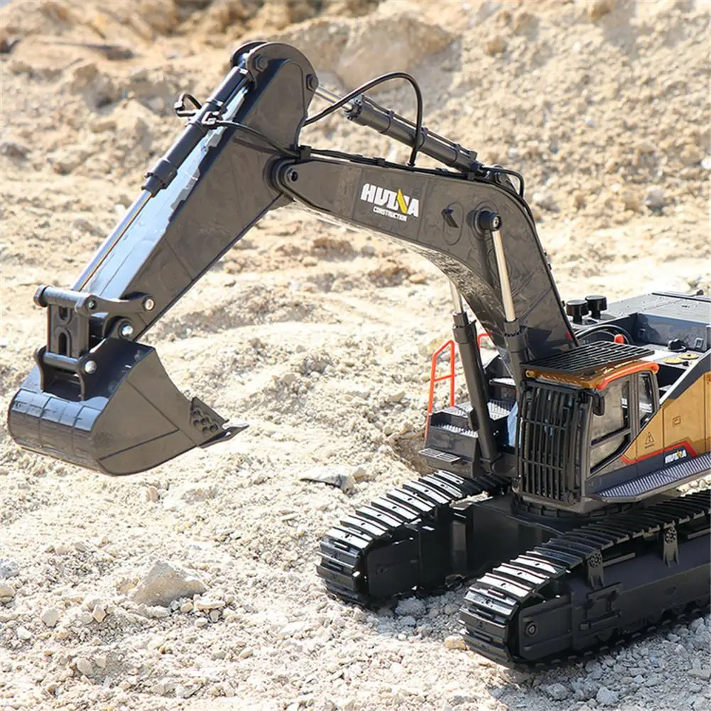 Huina 1592 1:14 Scale 22 Channels 2.4GHz Latest RC Excavator for over 8 Year Old Poland Warehouse to EU Countries tax/duty paid | Игрушки и