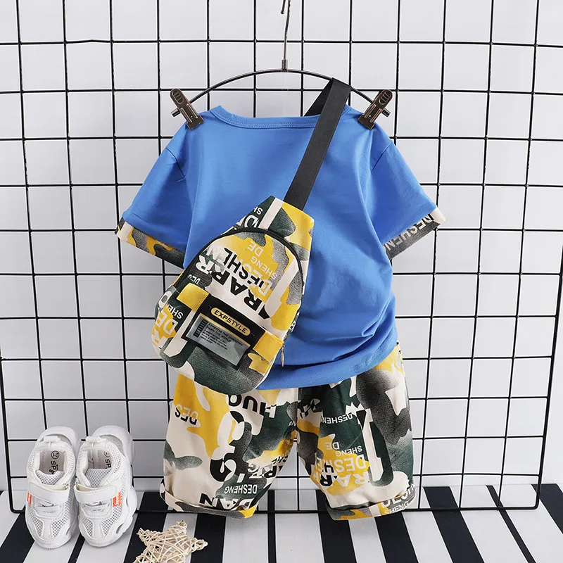 Детская Хлопковая футболка с героями мультфильмов 2 шт./компл. | одежда и обувь