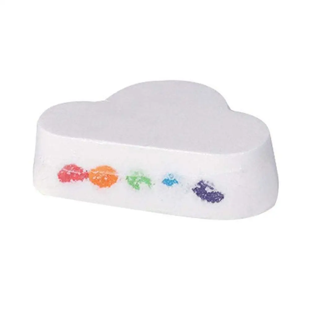 

Moisturizing Essential Oil Soap Bath Handmade Salt Soap Rainbow Bath Bathroom Cloud Tools Soap R1Y1