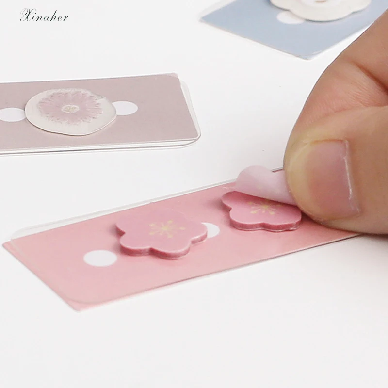 XINAHER 1 лист яркие цветы маркировка липкие ПВХ наклейки декоративные сделай сам