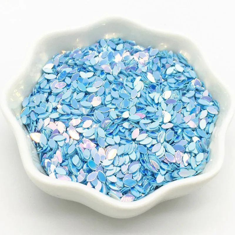 Блестки 2*4 мм овальные мини-блестки в виде конского глаза для ногтей швейные