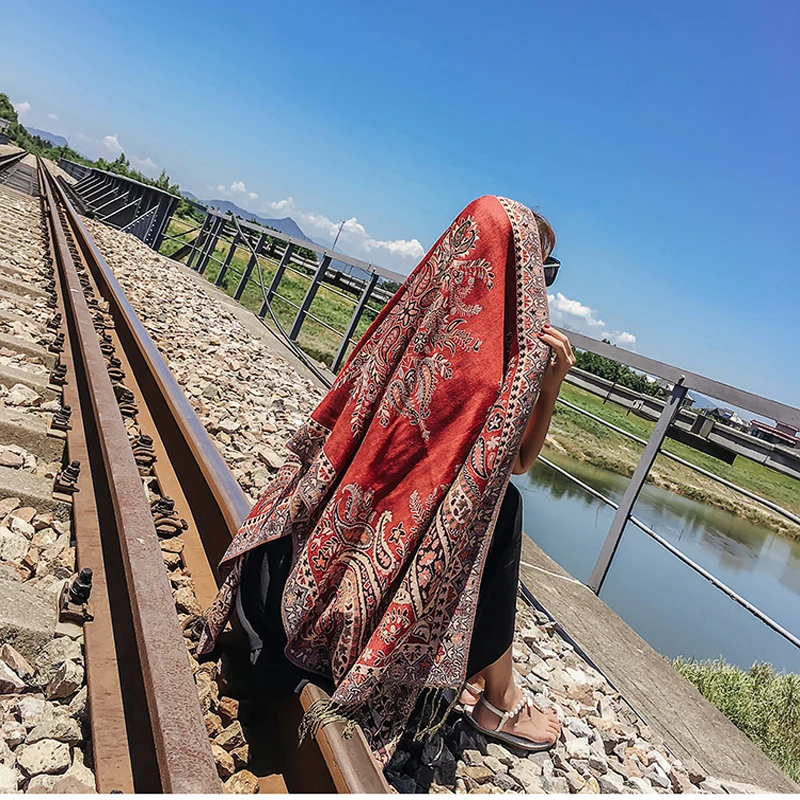 180x70 см Колготки с рисунком шарф зимние теплые мягкие длинные путешествия одеяло