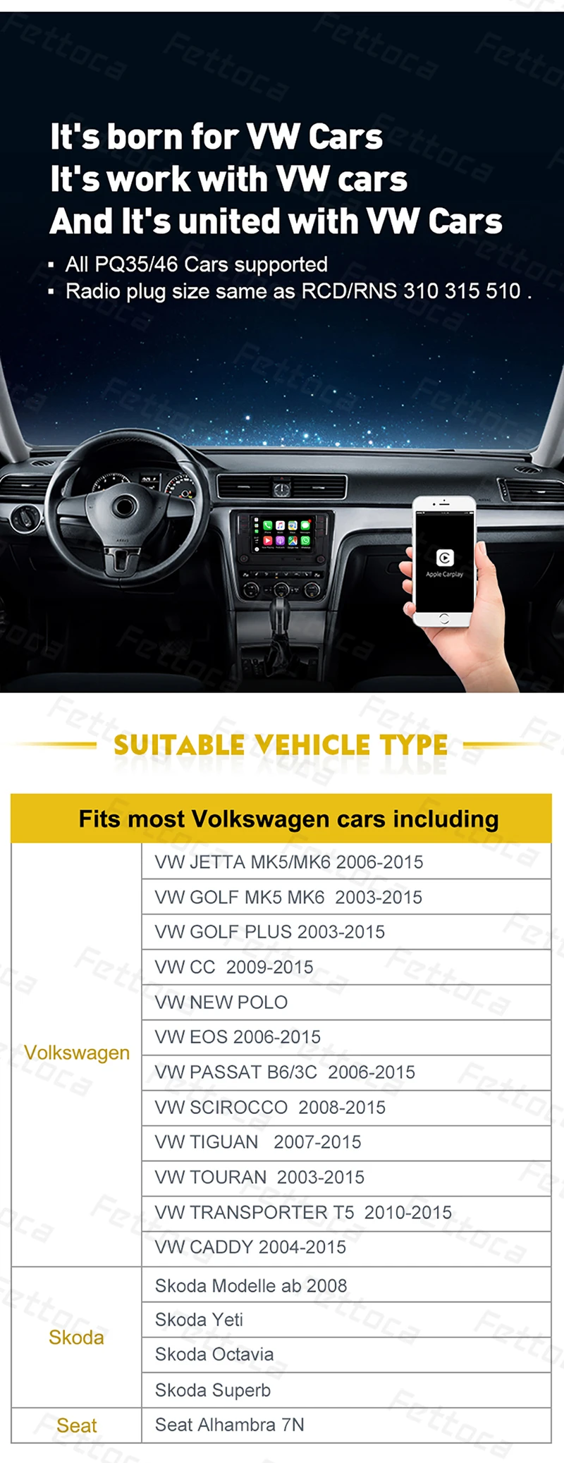 RCD330 плюс Android Авто CarPlay RCD330 6," MIB Noname Автомагнитола 187B для Golf 5 Jetta MK5 MK6 CC Tiguan Passat B6 B7 Polo