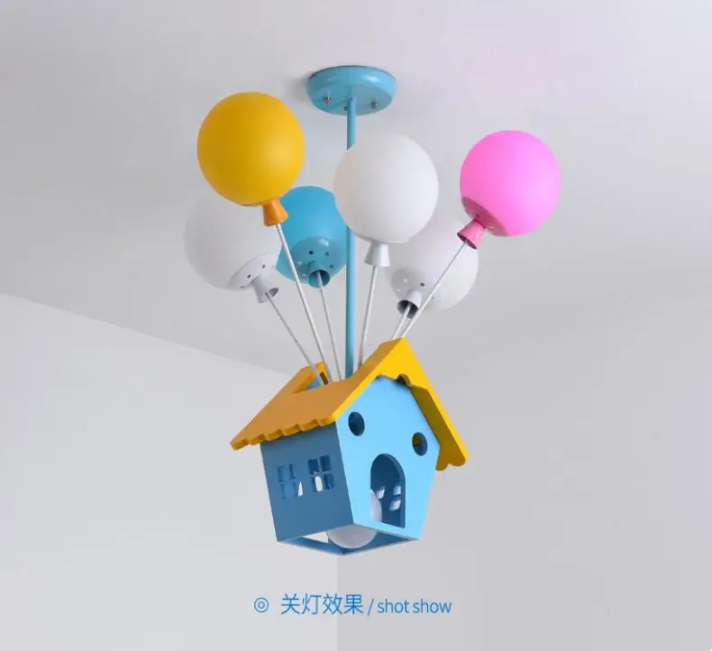 HAIXIANG светодиодный воздушный шар потолочная лампа для детской комнаты мультяшный