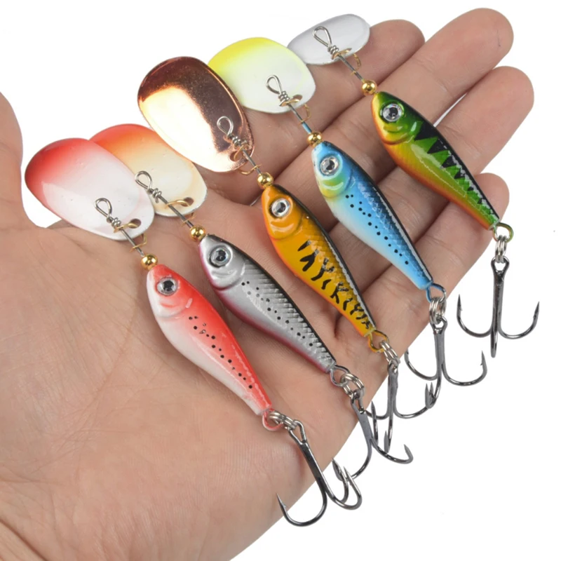 

Luya Bait Compound Rotating Sequin VIB Iron Plate Full Swimming Layer Metal Fake Bait Artificial Fish Swing Feeder Fishing Bait