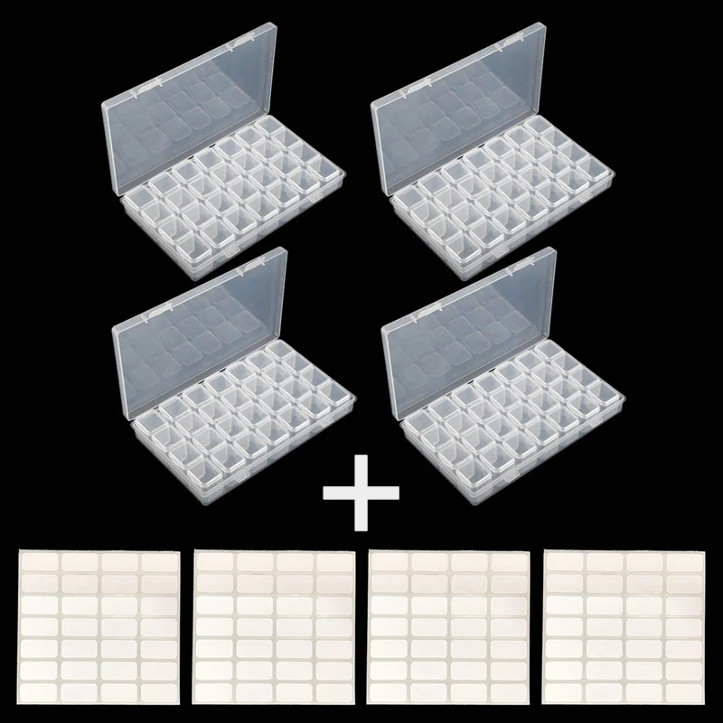 

4/28/56 Lattices Diamond Embroidery Accessories diamond painting Boxes Cross Stitch Cases Storage Organizer
