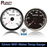 2 52mm wifi car truck boat water temp gauge temperature sensor 40 150%e2%84%83 moto meter vehicle indicator for auto accessories 9 32v
