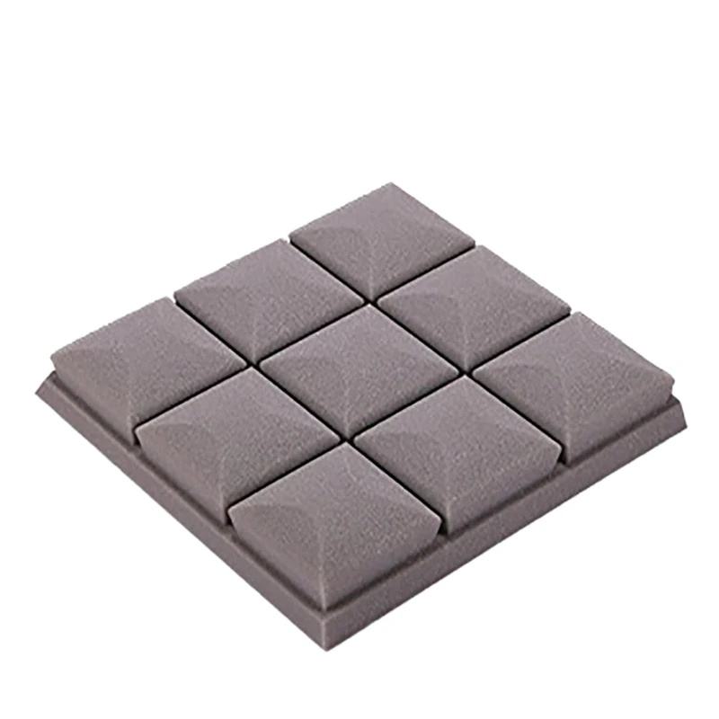 Горячая AMS-25X25X5cm наклейка на обои практичная панель из акустического пористого материала звук стоп поглощение губка студия Ktv Гостиная Бар Soun