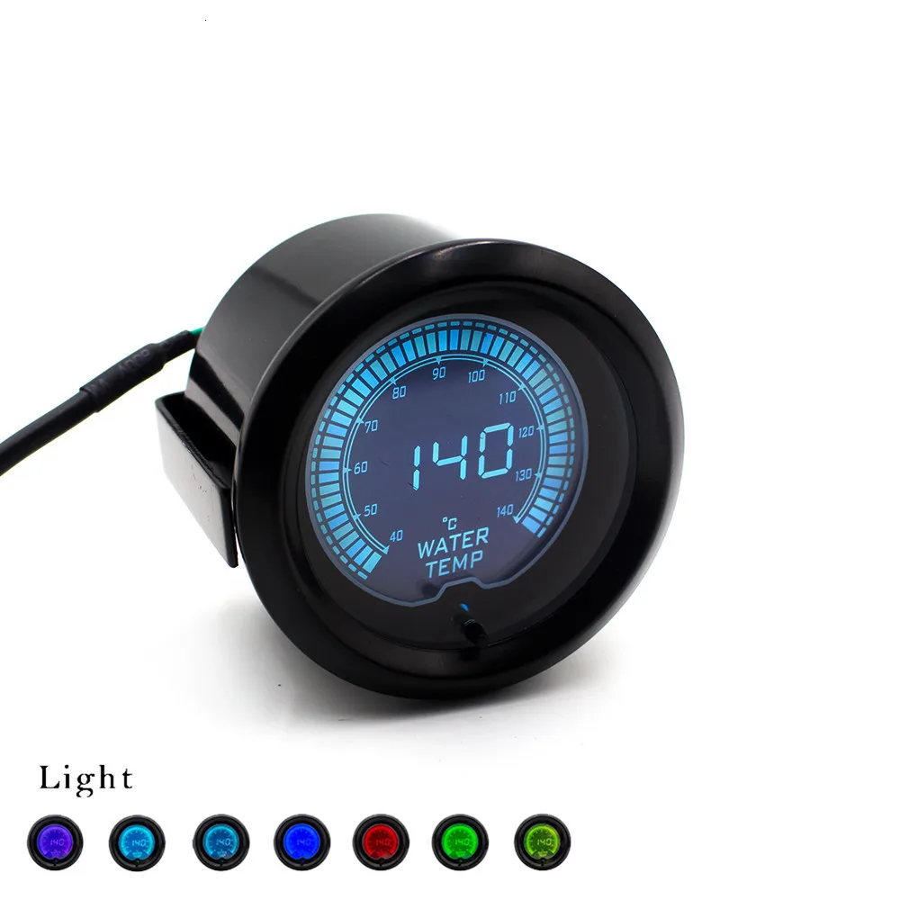 CNSPEED "52 мм EVO 7 цветов lcd 40-140 градусов Цельсия измеритель температуры воды с датчиком c100111