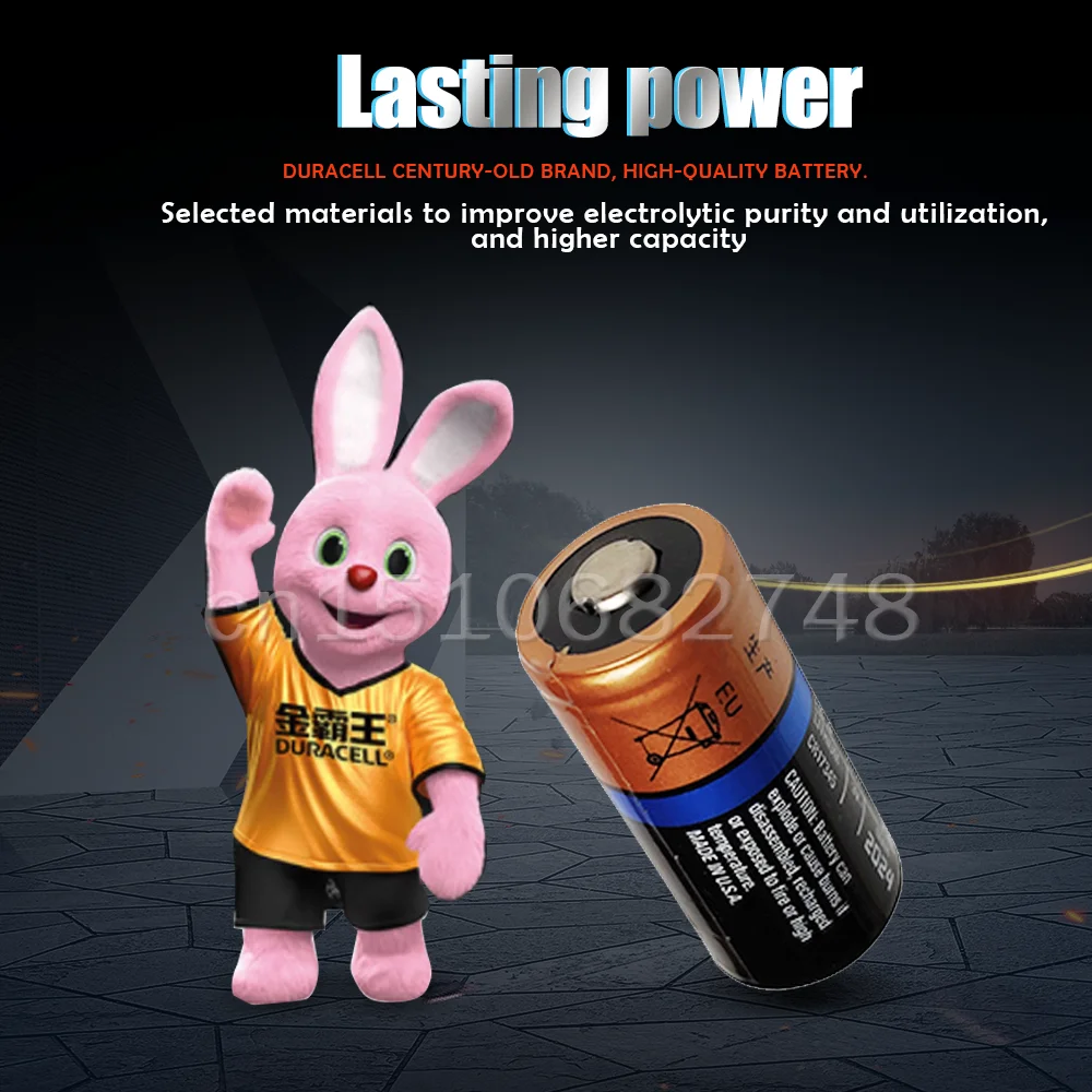 4 шт. оригинальный DURACELL CR123A CR123 123A 123 CR17345 3V литиевая Батарея для Камера дверной