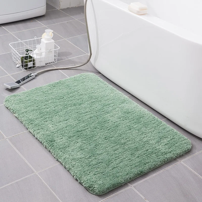 

Bathroom Mat Microfiber Bathroom Carpet Toilet Carpet Large Size Non-slip Bathroom Toilet Bedroom Floor Area Carpet