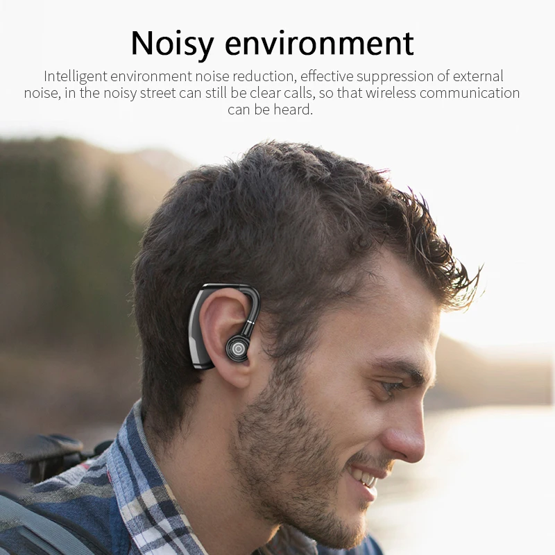 

Bluetooth-compatible Headphones Handsfree Wireless Headset Business Headset Drive Call Sport Earbuds For Iphone Xiaomi Huawei