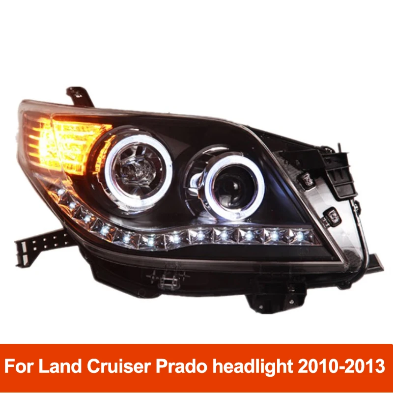 Автомобильный Стайлинг для Toyota Land Cruiser Prado фары 2010 2011 2012 2013 светодиодный ные DRL