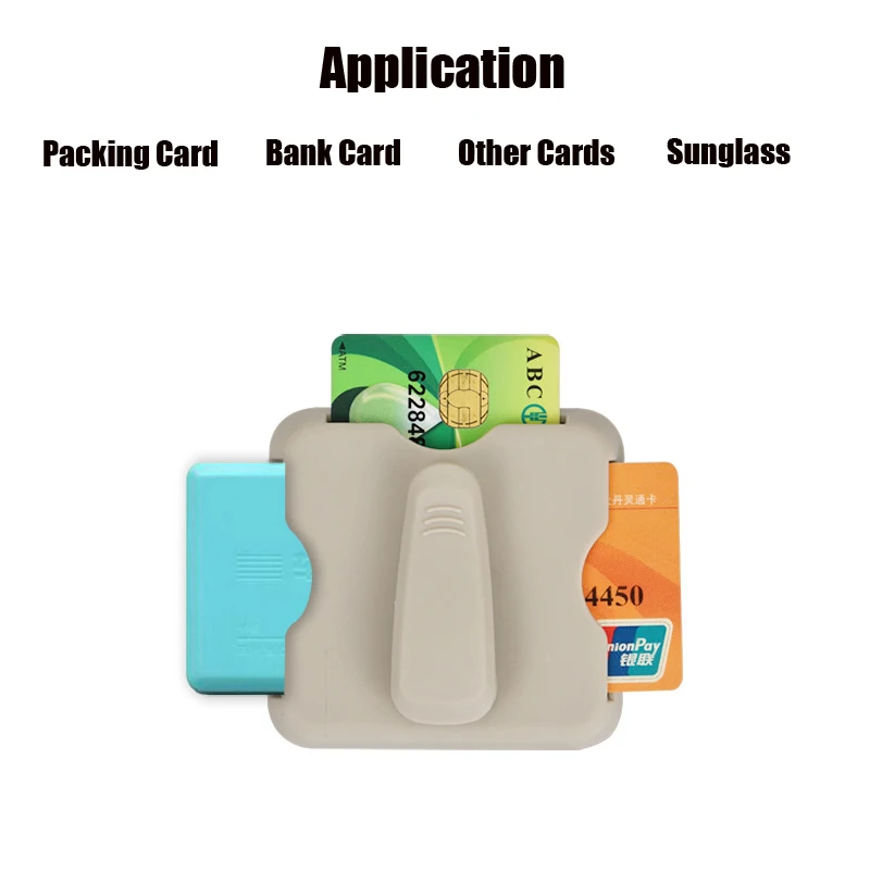 Car Sun Visor Clip Auto Parking Card Holder For Ford Focus 2 1 Fiesta Mondeo 4 3 Transit Fusion Kuga Ranger Mustang KA S-Max | Автомобили