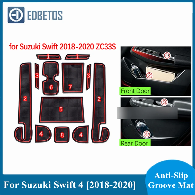 Автомобильный коврик гаджет для Suzuki Swift 4 2018 2019 2020 ZC33S аксессуары гелевый