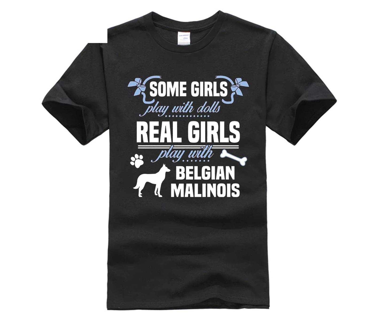 Футболка из хлопка с круглым вырезом принтом на заказ | Мужская одежда