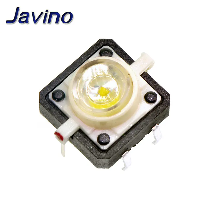 12 * led small 4-pin reset button microswitch with red yellow blue green and white lights Switch Momentary | Обустройство дома