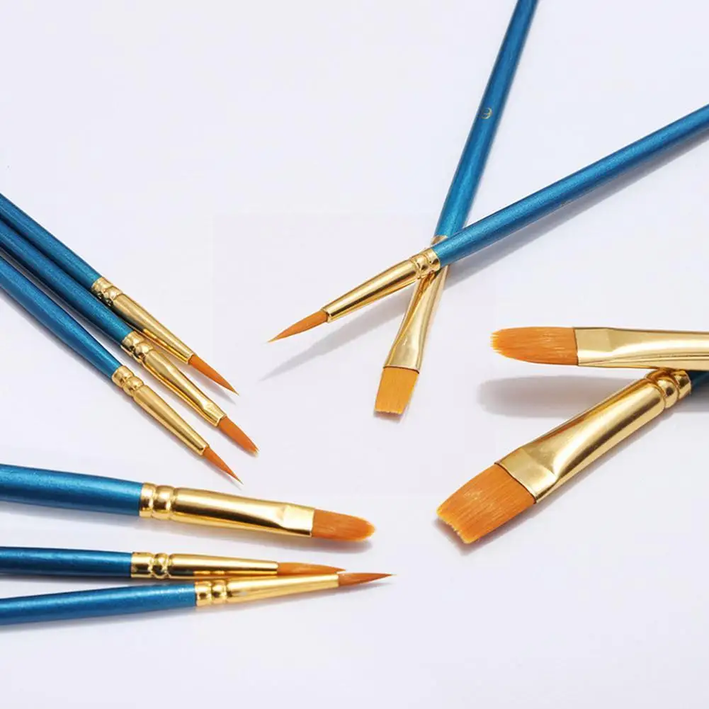 

10 шт./набор, кисти для рисования акварелью