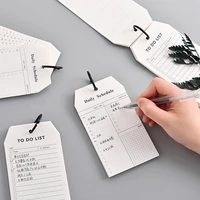52 sheetsset newest loose leaf daily schedule list planner memo note pads study work notepads book stationery supplies