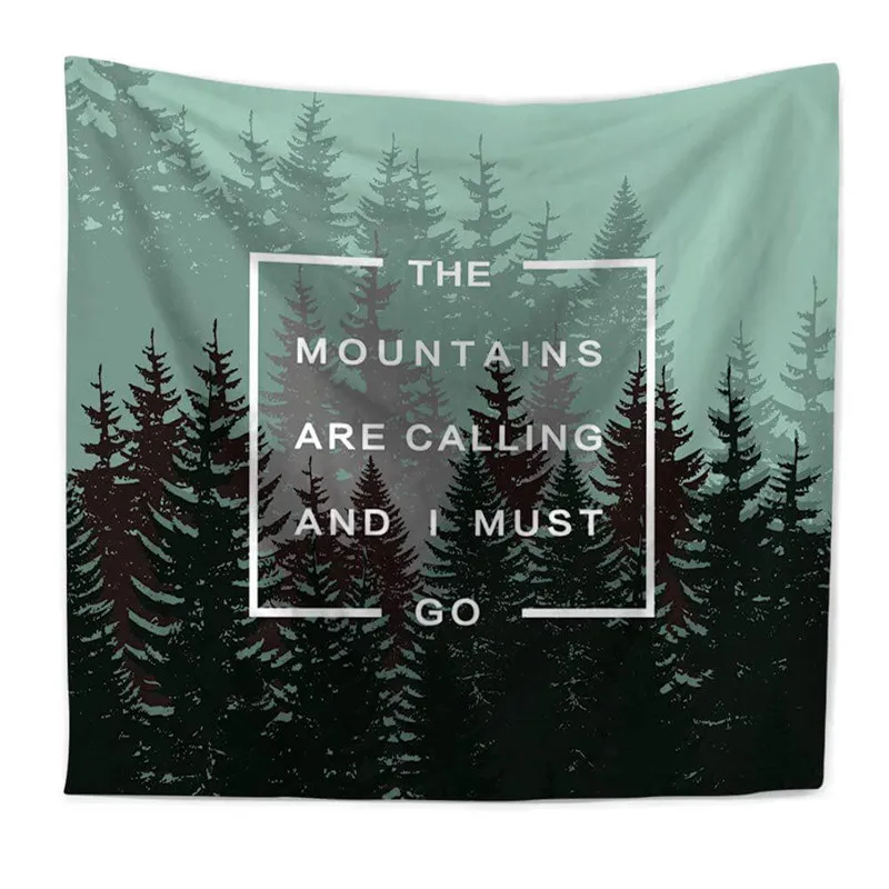 Новый настенный гобелен LeRadore из полиэстера на заказ лесное пляжное полотенце